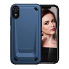 Ultra-thin TPU+PC Mechanic Shockproof Protective Case for  iPhone XR(Blue) - 1