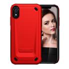 Ultra-thin TPU+PC Mechanic Shockproof Protective Case for  iPhone XR(Red) - 1
