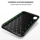 For iPhone XR Beetle Shape Carbon Fiber Texture Shockproof TPU Case(Black) - 5