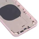 Back Housing Cover with Appearance Imitation of iP13 for iPhone XR(Pink) - 4