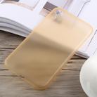 For iPhone XR 0.3mm Ultra-thin Frosted PP Case (Gold) - 1