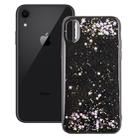 Epoxy Sky Pattern Soft Case For  iPhone XR  6.1 inch(Black Sequins) - 1