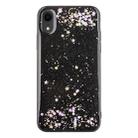Epoxy Sky Pattern Soft Case For  iPhone XR  6.1 inch(Black Sequins) - 2