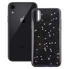 Epoxy Sky Pattern Soft Case For  iPhone XR  6.1 inch(Black Sequin) - 1