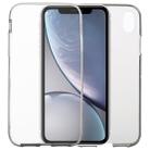For iPhone XR Ultra-thin Double-sided Full Coverage Transparent TPU Case (Grey) - 1