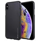 GOOSPERY I JELLY Metal Series Shockproof Soft TPU Case for iPhone XS / X(Black) - 1