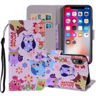 Pattern Colored Drawing Horizontal Flip Leather Case for iPhone XR, with Holder & Card Slots & Wallet & Lanyard - 1