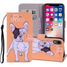 Pattern Colored Drawing Horizontal Flip Leather Case for iPhone XR, with Holder & Card Slots & Wallet & Lanyard - 1