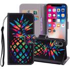 Pattern Colored Drawing Horizontal Flip Leather Case for iPhone XR, with Holder & Card Slots & Wallet & Lanyard - 1