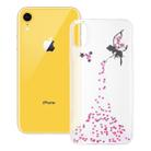 Epoxy Angel Pattern Soft Case For  iPhone XR  6.1 inch(Pink) - 1