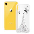 Epoxy Angel Pattern Soft Case For  iPhone XR  6.1 inch(Silver) - 1
