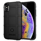 For iPhone XS Full Coverage Shockproof TPU Case(Black) - 1