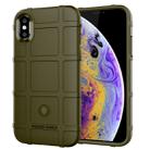 For iPhone XS Full Coverage Shockproof TPU Case(Green) - 1