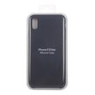 For iPhone XR Four Corners Full Coverage Liquid Silicone Case(Dark Gray) - 8