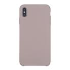 For iPhone XR Four Corners Full Coverage Liquid Silicone Case (Lavender Purple) - 2