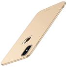 For iPhone XS MOFI Frosted PC Ultra-thin Full Coverage Case (Gold) - 1