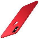 For iPhone XS MOFI Frosted PC Ultra-thin Full Coverage Case (Red) - 1