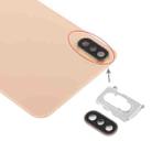 Battery Back Cover with Back Camera Bezel & Lens & Adhesive  for iPhone XS(Gold) - 4