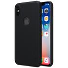 NILLKIN Frosted Concave-convex Texture PC Case for iPhone XS / X (Black) - 1