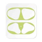 Metal Dustproof Sticker for Apple AirPods 2 (Wireless Charging)(Green) - 2