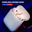 Metal Dustproof Sticker for Apple AirPods 2 (Wireless Charging)(Purple) - 4