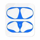 Metal Dustproof Sticker for Apple AirPods 1(Blue) - 2