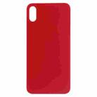Battery Back Cover with Adhesive for iPhone X (Red) - 2