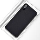 Shockproof Cloth Texture PC+ TPU Protective Case for iPhone X / XS (Black) - 1