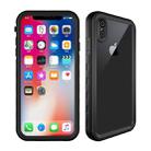 For iPhone X / XS 2m Waterproof Snowproof 2m Shockproof Dustproof PC+Silicone Case (Black) - 1