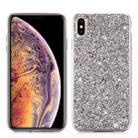 Glitter Powder TPU Case for iPhone X / XS (Silver) - 1