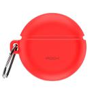 ROCK For Huawei FreeBuds 3 Silicone Wireless Bluetooth Earphone Protective Case Storage Box (Red) - 1