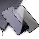 REMAX For iPhone X Caesar Series Anti-spy Tempered Glass Protective Film (Black) - 1