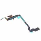 Original Charging Port Flex Cable for iPhone XS (Gold) - 3