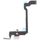 Original Charging Port Flex Cable for iPhone XS (White) - 1