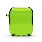For AirPods 1/2 Bluetooth Headset Protective Sleeve Outdoor Dust-proof Drop-proof Protective Shell Can Stand TPU(Green) - 1