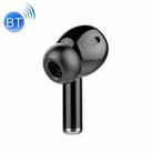 M-A8 TWS Macaron Business Single Wireless Bluetooth Earphone V5.0 with Charging Cable(Black) - 1