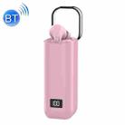 M-A8 TWS Macaron Business Single Wireless Bluetooth Earphone V5.0 with Digital Display Charging Case(Pink) - 1