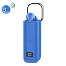 M-A8 TWS Macaron Business Single Wireless Bluetooth Earphone V5.0 with Digital Display Charging Case(Blue) - 1