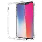 For iPhone X / XS Transparent TPU Airbag Shockproof Case (Transparent) - 1