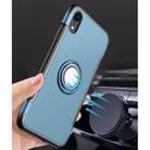 For iPhone XR Magnetic 360 Degrees Rotation Ring Armor Protective Case(Rose Gold) - 5