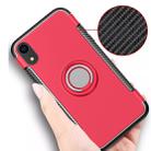 For iPhone XR Magnetic 360 Degrees Rotation Ring Armor Protective Case(Rose Gold) - 9
