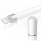 Magnetic Anti-lost Pencil Cap Stylus Pen Protective Cap for Apple Pencil 1(White) - 1