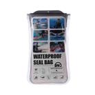 WK WT-Q02 Waterproof Bag with Lanyard for Smart Phones 6.5 inch or Below (Silver) - 1