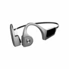 F806 Bluetooth 4.1 Bone Conduction Stereo Bluetooth Earphone(Grey) - 1