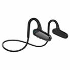 F808 Bluetooth 5.0 Waterproof Bone Conduction Sport Bluetooth Earphone(Black) - 1