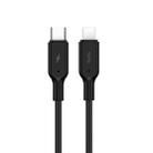 TOTUDESIGN BPDA-05 Jane Series Type-C / USB-C to 8 Pin PD Fast Charging Data Cable, Length: 100cm(Black) - 1