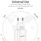 USAMS US-CC075 T18 2.1A Single USB Travel Charger, EU Plug (White) - 6