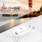 USAMS US-CC075 T18 2.1A Single USB Travel Charger, EU Plug (White) - 8