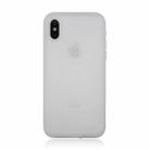 Waterproof Pure Color Soft Protector Case for iPhone X / XS (Grey) - 1