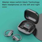 MD03 Wireless Ear-mounted Bluetooth Earphone with Charging Box & Digital Display, Support Touch & HD Call & Voice Assistant & NFC(Black) - 13